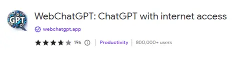 Web Chat GPT Extension
